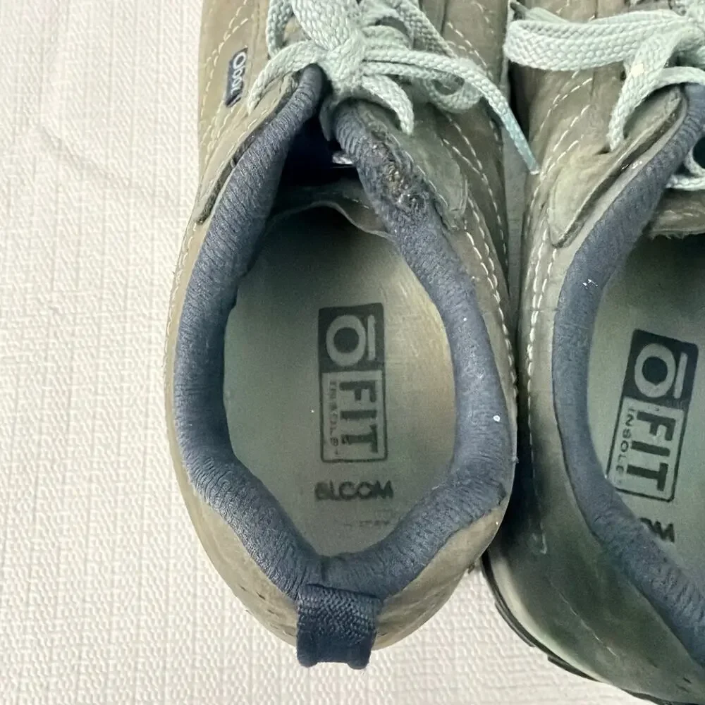 Oboz Bozeman Low Shoes Women’s Size 10.5 Leather Hiking Trail Gray